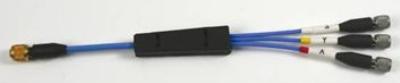 Câble blindé 4 conducteurs à faible bruit, 15 pieds (4.5m), entrée 4 socket plug, sortie 10-32 plug...