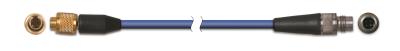 Câble rallonge 4-conducteurs type FEP, longueur 40 pieds (13 mètres) - connecteurs 4-broches ¼-28 m...