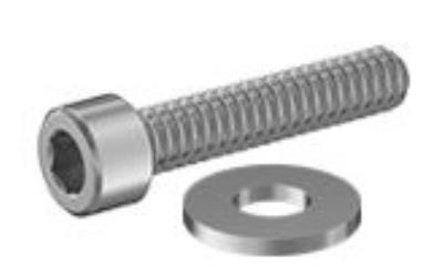 4-40 threaded socket head cap screw with washer for 3711 Series accelerometers (not off-ground)...