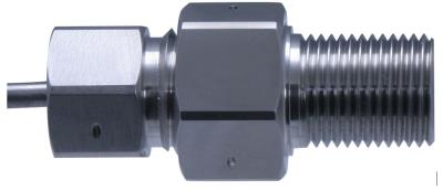Single ended charge output pressure sensor with UHT-12â„¢ element, 6.0 pC/psi, +1400 F with double i...
