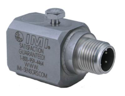 Accéléromètre ICP® à cisaillement en céramique à faible profil, industriel, 100 mV/g, plage de fréqu...