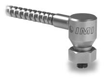 Accéléromètre industriel profil bas ICP®, 100 mV/g, câble intégral 5 pieds...
