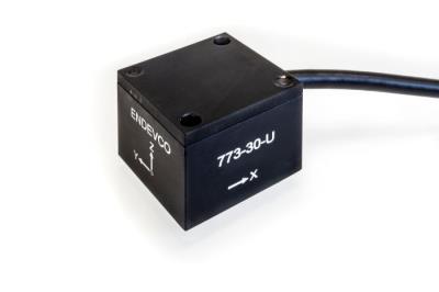 Capteur triaxial à capacité variable VC MEMS 100 g, montage par goujon Idéal pour les mesures de cho...
